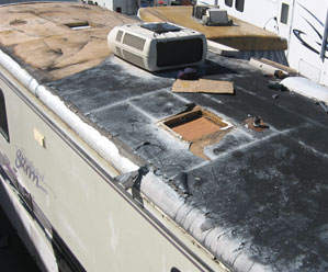 RV roof repair  Carson